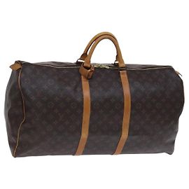 LOUIS VUITTON Monogram Keepall 60 Bolsa Boston M41422 LV Auth EC686 Monograma
