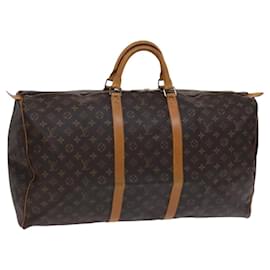 Louis Vuitton-LOUIS VUITTON Monogram Keepall 60 Boston Bag M41422 LV Auth ep8074-Monogram