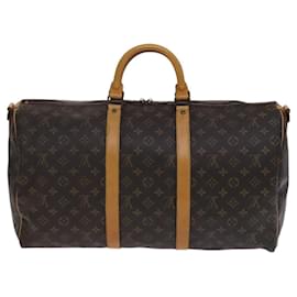 Louis Vuitton-LOUIS VUITTON Monogram Keepall Bandouliere 50 Boston Bag M41416 LV Auth ep8050-Monogram