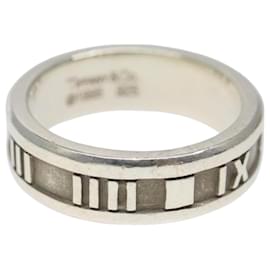 Autre Marque-TIFFANY&Co. Atlas Ring Ag925 Silver Auth MY238-Silvery