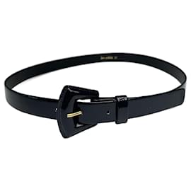 Autre Marque-NON SIGNE / UNSIGNED Belts T.cm 80 Leather-Navy blue