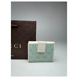 Gucci-GUCCI Wallets T.  Leather-Turquoise