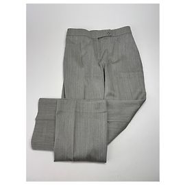 Vintage Courreges wide Silver Pants Silvery