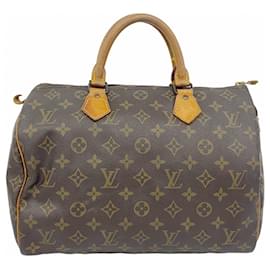 Louis Vuitton-Louis Vuitton Monogram Speedy 30 Handbag-Brown
