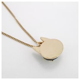 Chanel-Chanel Necklace Coco Mark Cat Motif-Golden