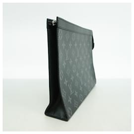 Louis Vuitton-Louis Vuitton Monogram Eclipse Clutch Bag-Black