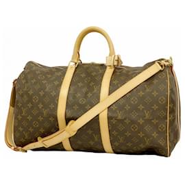Louis Vuitton-Louis Vuitton Boston Bag Monogram Keepall Bandouliere 50-Brown