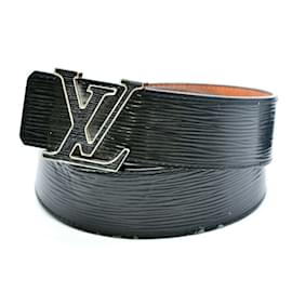 Louis Vuitton-Cinto LV Fivela Santur Epi Elétrico Louis Vuitton-Preto