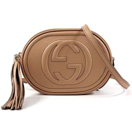 Gucci-Gucci Soho 747779 Shoulder Bag-Beige