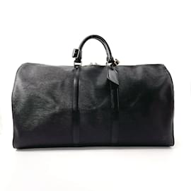 Louis Vuitton-Louis Vuitton Keepall 55 Boston Bag-Black