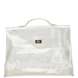 Hermès-Sac à main Kelly en vinyle Hermes-Autre
