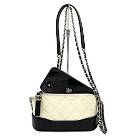 Chanel-Chanel Gabrielle Phone Holder Mini Shoulder Bag-White