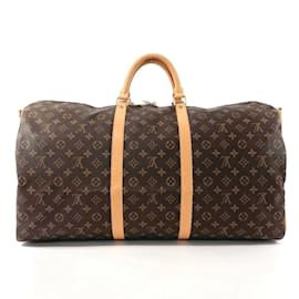Louis Vuitton-Louis Vuitton Keepall Bandouliere 60 Boston Bag-Brown