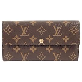 Louis Vuitton-Louis Vuitton Portefeuille Sarah Monogram Long Wallet-Brown