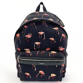 Yves Saint Laurent Flamingo Backpack Black