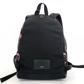 Yves Saint Laurent-Yves Saint Laurent Flamingo Backpack-Black