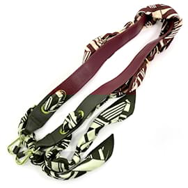 Chloé-Chloé Wine Red Leather Shoulder Strap-Dark red