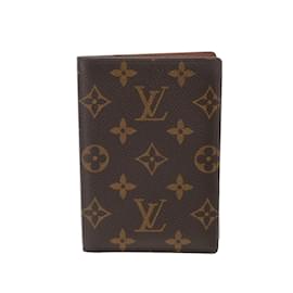 Louis Vuitton-Louis Vuitton Monogram Passport Cover-Brown