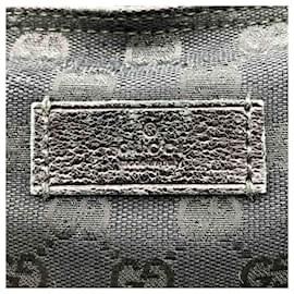 Gucci-Gucci GG Canvas Shoulder Bag-Black