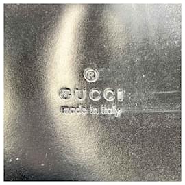 Gucci-Gucci 001 3193 Black Leather Shoulder Bag-Black