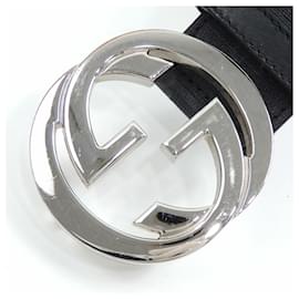 Gucci-Cinto Gucci Interlocking G para homens-Preto