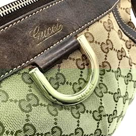 Gucci-Gucci Abbey GG Canvas Shoulder Bag-Beige