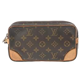 Louis Vuitton-Louis Vuitton Monogram Marly Dragonne Pouch-Brown