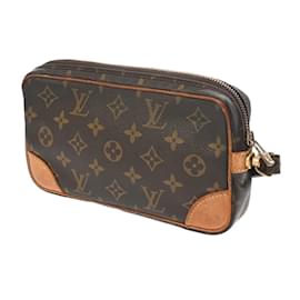 Louis Vuitton-Louis Vuitton Monogram Marly Dragonne Pouch-Brown