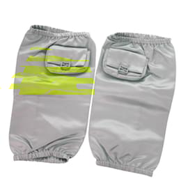 Fendi-Fendi Green Nylon Legwarmers-Green
