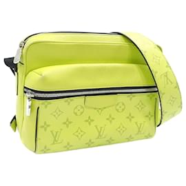 Louis Vuitton-Louis Vuitton Taigarama Outdoor PM Shoulder Bag-Yellow