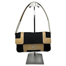 Givenchy-Vintage  Givenchy 4G leather Bag black Brown-Black