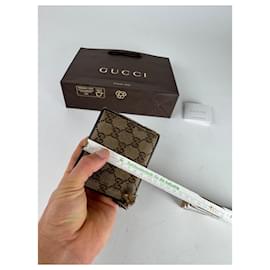 Gucci-GUCCI Wallets T.  Leather-Brown