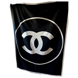Chanel Grau Schwarz Karomuster, Neu Schwarz Grau