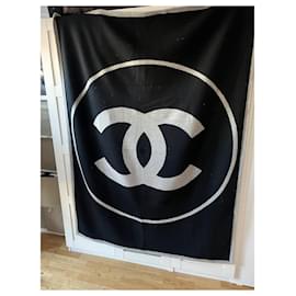 Chanel-Chanel Gray Black Plaid, New-Black,Grey