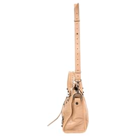 Balenciaga-Balenciaga Le City Small Bag in Beige Leather-Beige