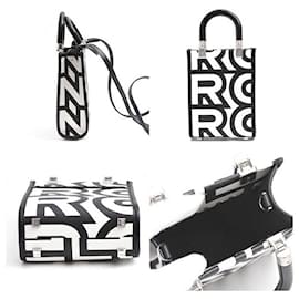 Fendi-Fendi Sunshine Shopper Mini Sac à Main Blanc Noir-Blanc