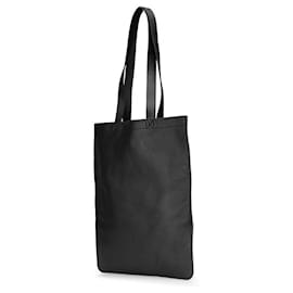 Fendi-Sac fourre-tout en cuir avec logo Fendi 7VA538-Noir
