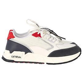 Off White Off-White Kick-Off Sneakers in White Mixed Media White Cream