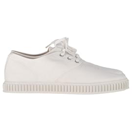 Maison Martin Margiela- Maison Margiela MM22 Lace-Up Sneakers in White Canvas-White,Cream
