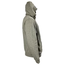 Fear of God-Fear of God Essentials Logo Hoodie in Grey Cotton-Grey
