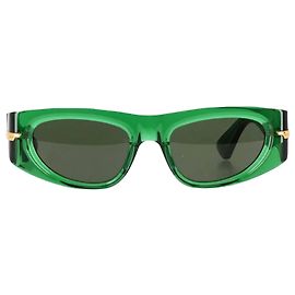 Gafas de sol Cat-Eye Bottega Veneta en acetato verde Verde