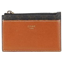 Céline-Celine Macadam Card Case PVC Leather-Black