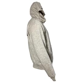 Fear of God- Fear of God Essentials Logo Hoodie in Grey Cotton-Grey