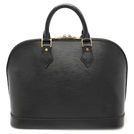 Louis Vuitton-Louis Vuitton Epi Alma Leather Handbag M52142-Black