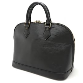 Louis Vuitton-Louis Vuitton Epi Alma Leather Handbag M52142-Black