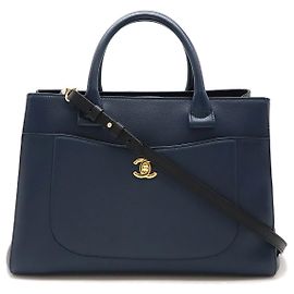 Chanel Neo Executive Leather Handbag A69930 Black
