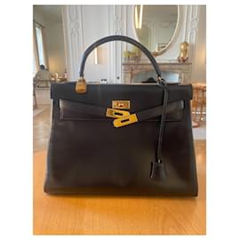 Hermès-Handbags-Black