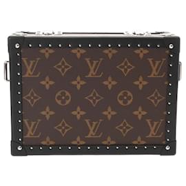 Louis Vuitton-Louis Vuitton Monogram Macassar Clutch Box-Brown