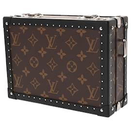Louis Vuitton-Louis Vuitton Monogram Macassar Clutch Box-Brown