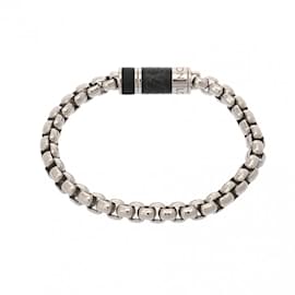 Louis Vuitton-Louis Vuitton Monogram Eclipse Chain Black Bracelet-Black